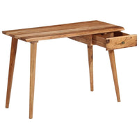 Writing Table Solid Acacia Wood 110x50x76 cm Kings Warehouse 