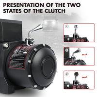 X-BULL 12V Electric Winch 12000LBS synthetic rope 4wd Jeep with Tire Deflator Auto Accessories Kings Warehouse 