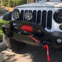 X-BULL 12V Electric Winch 14500LBS synthetic rope with 2 Pairs Recovery Tracks Gen2.0 Black Home & Garden Kings Warehouse 