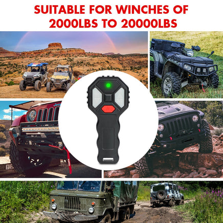 X-BULL 2x Wireless Winch Remote Control 12 Volt Handset Switch 150ft 4WD Kings Warehouse 
