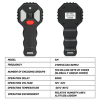 X-BULL 2x Wireless Winch Remote Control 12 Volt Handset Switch 150ft 4WD Kings Warehouse 