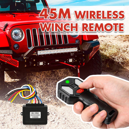 X-BULL 2x Wireless Winch Remote Control 12 Volt Handset Switch 150ft 4WD Kings Warehouse 