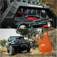 X-BULL Electric Winch 12V Synthetic Rope Wireless 14500LB Remote 4X4 4WD Boat Outdoor Recreation Kings Warehouse 