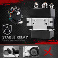 X-BULL Electric Winch 5000LBS 12V 15.2M Synthetic Rope Wireless ATV UTV 4WD Boat Auto Accessories Kings Warehouse 