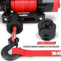 X-BULL Electric Winch 6000LBS 12V BOAT Synthetic Rope Wireless Remote 4WD ATV UTV Baby & Kids Kings Warehouse 