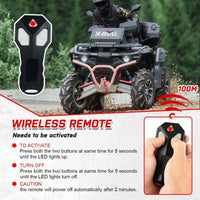 X-BULL Electric Winch 6000LBS 12V BOAT Synthetic Rope Wireless Remote 4WD ATV UTV Baby & Kids Kings Warehouse 