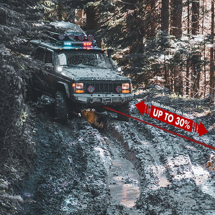 X-BULL Kinetic Rope 22mm x 9m Snatch Strap Recovery Kit Dyneema Tow Winch Auto Accessories Kings Warehouse 