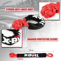X-BULL Kinetic Rope 22mm x 9m Snatch Strap Recovery Kit Dyneema Tow Winch Auto Accessories Kings Warehouse 
