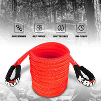 X-BULL Kinetic Rope 22mm x 9m Snatch Strap Recovery Kit Dyneema Tow Winch Auto Accessories Kings Warehouse 