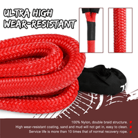 X-BULL Kinetic Rope 25mm x 9m Snatch Strap Recovery Kit Dyneema Tow Winch Kings Warehouse 