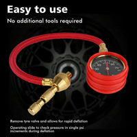 X-BULL Tyre Deflator Tire Air Deflators Rapid With Pressure Gauge Valve Tool 4WD Auto Accessories Kings Warehouse 