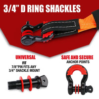 X-BULL Winch Recovery Kit 13PCS Recovery tracks /Snatch Strap Off Road 4X4 Auto Accessories Kings Warehouse 