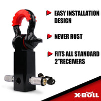 X-BULL Winch Recovery Kit 13PCS Recovery tracks /Snatch Strap Off Road 4X4 Auto Accessories Kings Warehouse 