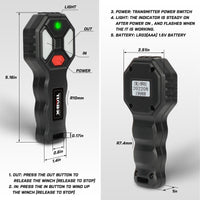 X-BULL Winch Solenoid Relay Wiring Controller 500A 12V and 150ft Wireless Remote Home & Garden Kings Warehouse 