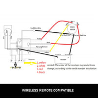 X-BULL Winch Solenoid Relay Wiring Controller 500A 12V and 150ft Wireless Remote Home & Garden Kings Warehouse 