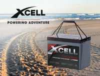 X-CELL 100Ah 12v Lithium Battery LiFePO4 Iron Phosphate Deep Cycle Camping 4WD Kings Warehouse 