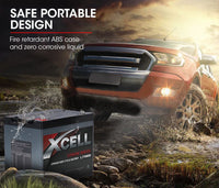 X-CELL 100Ah 12v Lithium Battery LiFePO4 Iron Phosphate Deep Cycle Camping 4WD Kings Warehouse 