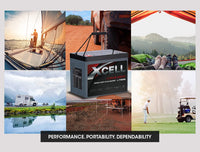 X-CELL 100Ah 12v Lithium Battery LiFePO4 Iron Phosphate Deep Cycle Camping 4WD Kings Warehouse 