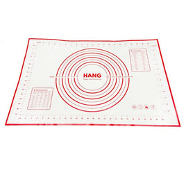 X Large Silicone Pastry Mat Thick Non Stick Baking Mat with Measurement 40*60 cm Fondant Mat Counter Mat Dough Rolling Mat Oven Liner Pie Crust Mat Red Home & Garden Kings Warehouse