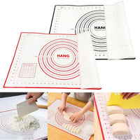 X Large Silicone Pastry Mat Thick Non Stick Baking Mat with Measurement 40*60 cm Fondant Mat Counter Mat Dough Rolling Mat Oven Liner Pie Crust Mat Red Home & Garden Kings Warehouse 