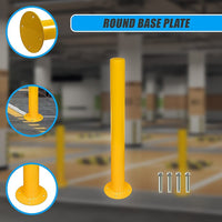 Yellow Heavy Duty Steel Bollard Post Home & Garden Kings Warehouse 