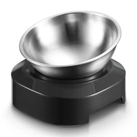 YES4PETS Medium Stainless Steel Pet Bowl Water Bowls Portable Anti Slip Skid Feeder Dog Rabbit Cat Pet Care Kings Warehouse 