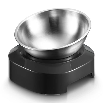 YES4PETS Medium Stainless Steel Pet Bowl Water Bowls Portable Anti Slip Skid Feeder Dog Rabbit Cat Pet Care Kings Warehouse 