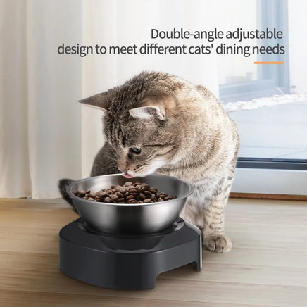 YES4PETS Medium Stainless Steel Pet Bowl Water Bowls Portable Anti Slip Skid Feeder Dog Rabbit Cat Pet Care Kings Warehouse 