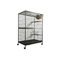 YES4PETS Pet 140cm 4 Level Bird Ferret Parrot Cage Aviary Cat Castor Pet Care Kings Warehouse 
