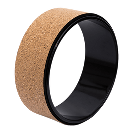 Yoga Pilates Wheel Cork Circle Prop Back Chest Hips Abdomen Stretch Roller Sports & Fitness Kings Warehouse 