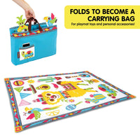Yookidoo Fiesta Kids Baby Activity Playmat To Bag With Musical Rattle Padded Baby & Kids Kings Warehouse 