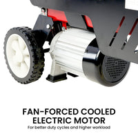 Yukon 7 Ton Electric Log Splitter With Side Protectors Axe Wood Cutter Tools Kings Warehouse 