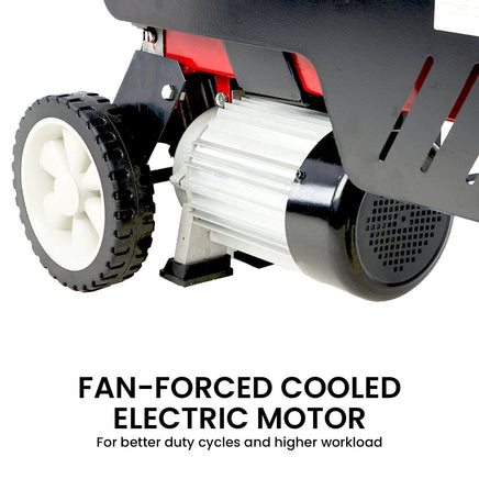 Yukon 7 Ton Electric Log Splitter With Side Protectors Axe Wood Cutter Tools Kings Warehouse 