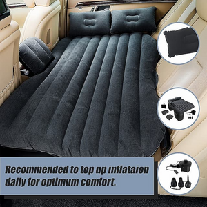 Inflatable Car Back Seat Mattress Portable Travel Camping Air Bed Rest Sleeping