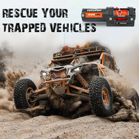 ZESUPER 12V Winch 4500LBS Electric Winch ATV Winch Synthetic Rope BOAT Trailer Auto Accessories Kings Warehouse 