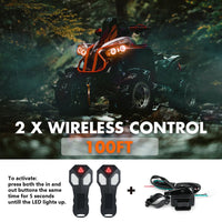 ZESUPER 12V Winch 4500LBS Electric Winch ATV Winch Synthetic Rope BOAT Trailer Auto Accessories Kings Warehouse 