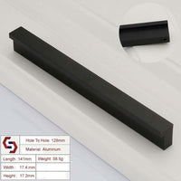 Zinc Kitchen Cabinet Handles Drawer Bar Handle Pull 128mm Kings Warehouse 