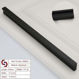 Zinc Kitchen Cabinet Handles Drawer Bar Handle Pull 256mm Kings Warehouse 