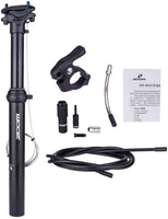ZOOM SPD-801 Dropper Seatpost Adjustable Height via Thumb Remote Lever - External Cable 30.9 Diameter 100mm Travel Sports & Fitness Kings Warehouse 