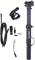 ZOOM SPD-801 Dropper Seatpost Adjustable Height via Thumb Remote Lever - External Cable 31.6 Diameter 100mm Travel Sports & Fitness Kings Warehouse 
