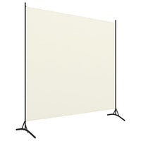 1-Panel Room Divider Cream White 175x180 cm Kings Warehouse 