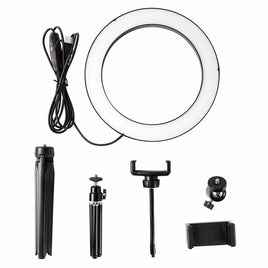 10" Dimmable LED Ring Light Tripod Stand for Phone Makeup Live Selfie Kings Warehouse 
