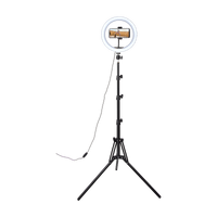 10" LED Selfie Ring Light with 1.6M Tripod Stand Phone Holder Photo Live Makeup Kings Warehouse 