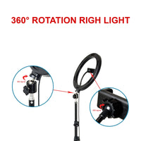 10" LED Selfie Ring Light with 1.6M Tripod Stand Phone Holder Photo Live Makeup Kings Warehouse 