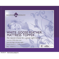100% White Goose Feather Mattress Topper -Double Kings Warehouse 
