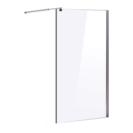 1000 x 2100mm Frameless 10mm Safety Glass Shower Screen Kings Warehouse 