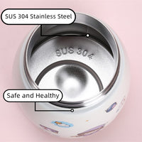 1000ml Large Water Bottle Stainless Steel Straw Water Jug with FREE Sticker Packs (Pink) Kings Warehouse 