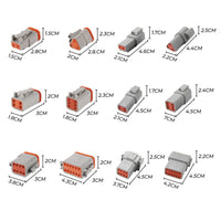 1000PCS Deutsch DT Connector Plug Kit With Genuine Deutsch Crimp Tool Auto Marine Kings Warehouse 