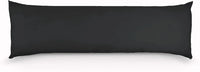 1000TC Premium Ultra Soft Body Pillowcase - Black Kings Warehouse 