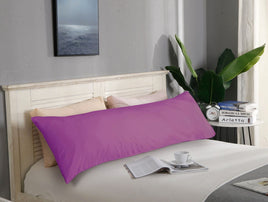 1000TC Premium Ultra Soft Body Pillowcase - Purple Kings Warehouse 